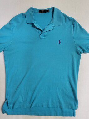 Polo Ralph Lauren Large Cyan Polo Shirt